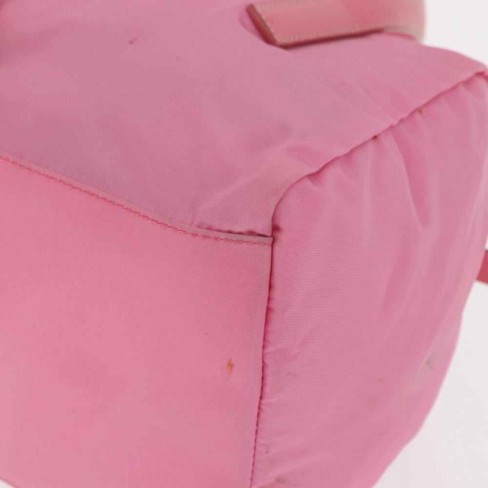 PRADA Hand Bag Nylon Pink Silver Auth 154369 - Picture 16 of 16